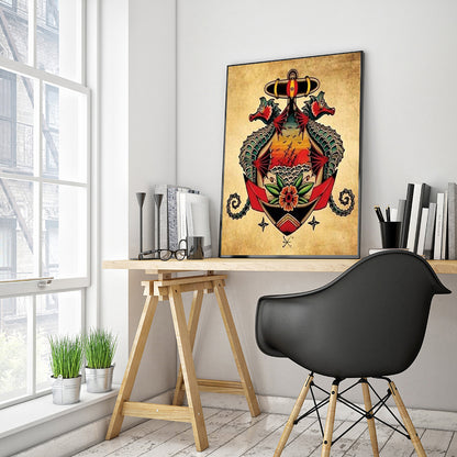 Boat - Full Round Drill Diamond Painting 30*40CM