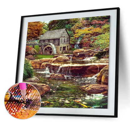 Countryside Landscape - Full Square Drill Diamond Painting 40*40CM