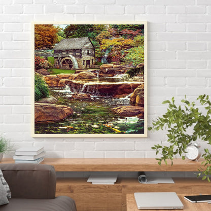 Countryside Landscape - Full Square Drill Diamond Painting 40*40CM