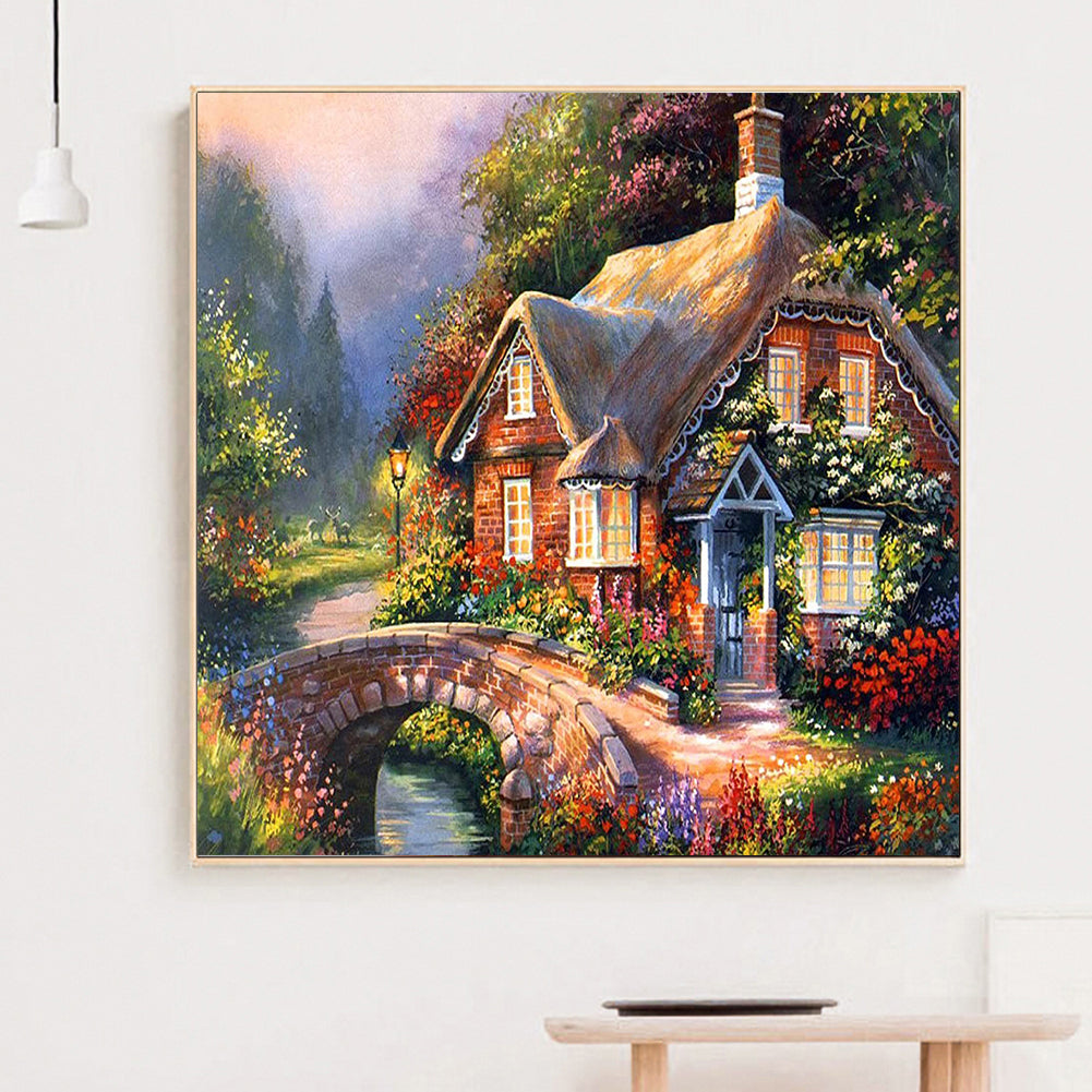 Countryside Landscape - Full Square Drill Diamond Painting 40*40CM