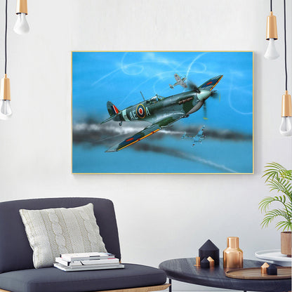 Airplane - Full Square Drill Diamond Painting 40*30CM