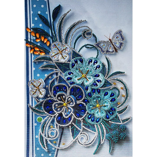 Flowers Plants - Special Shaped Drill Diamond Painting 30*40CM