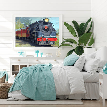 Train - Full Round Drill Diamond Painting 40*30CM