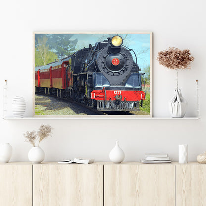 Train - Full Round Drill Diamond Painting 40*30CM