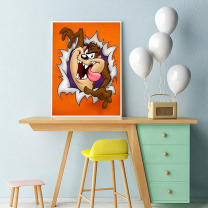 Little Monsters - Full Round Drill Diamond Painting 30*40CM
