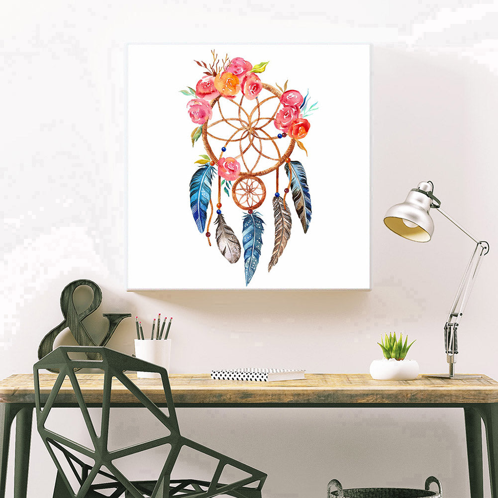 Dream Catcher - Full Round Drill Diamond Painting 30*30CM