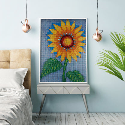 Sunflower - Special Shaped Drill Diamond Painting 30*40CM