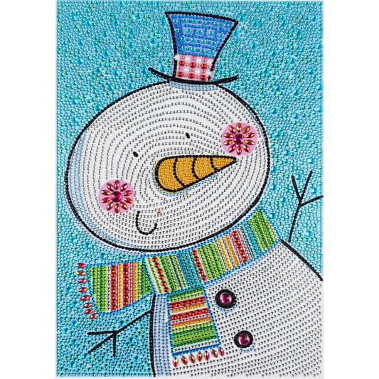 Snowman - Special Shaped Drill Diamond Painting 30*40CM