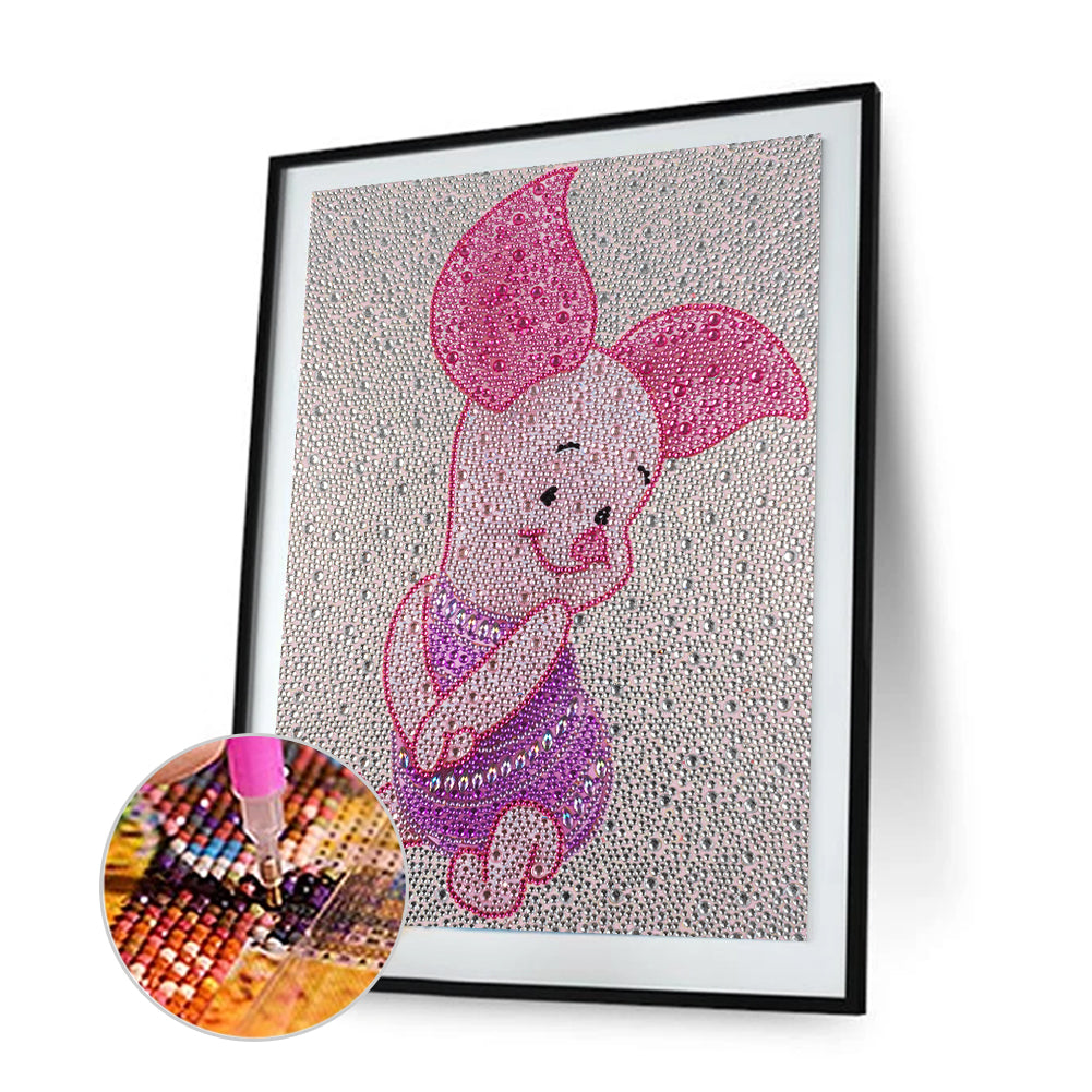 Pig - Special Shaped Drill Diamond Painting 30*40CM