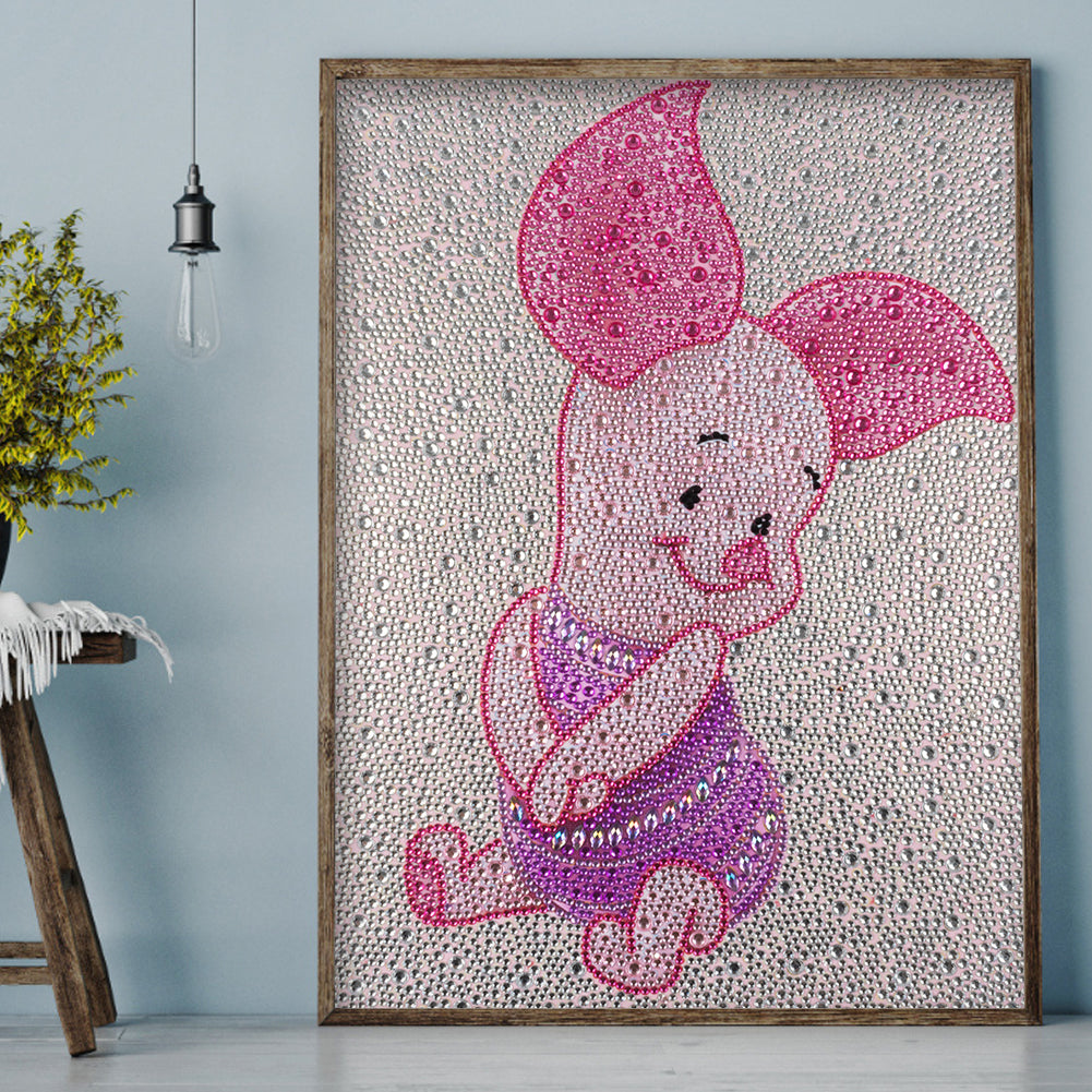 Pig - Special Shaped Drill Diamond Painting 30*40CM