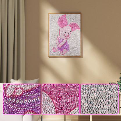 Pig - Special Shaped Drill Diamond Painting 30*40CM