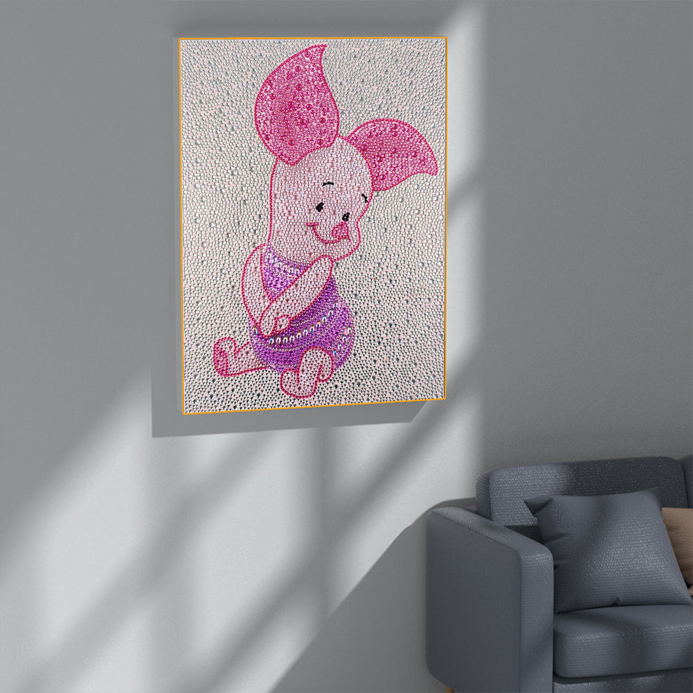Pig - Special Shaped Drill Diamond Painting 30*40CM