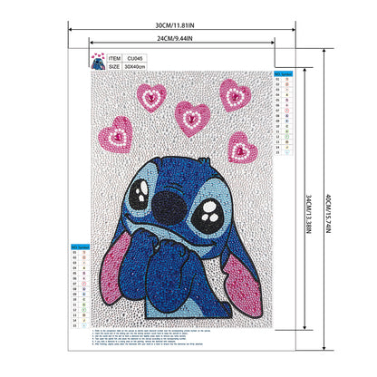 Cartoon - Special Shaped Drill Diamond Painting 30*40CM