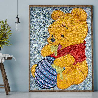 Bear - Special Shaped Drill Diamond Painting 30*40CM