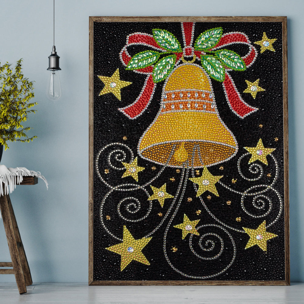 Christmas Bell - Special Shaped Drill Diamond Painting 30*40CM