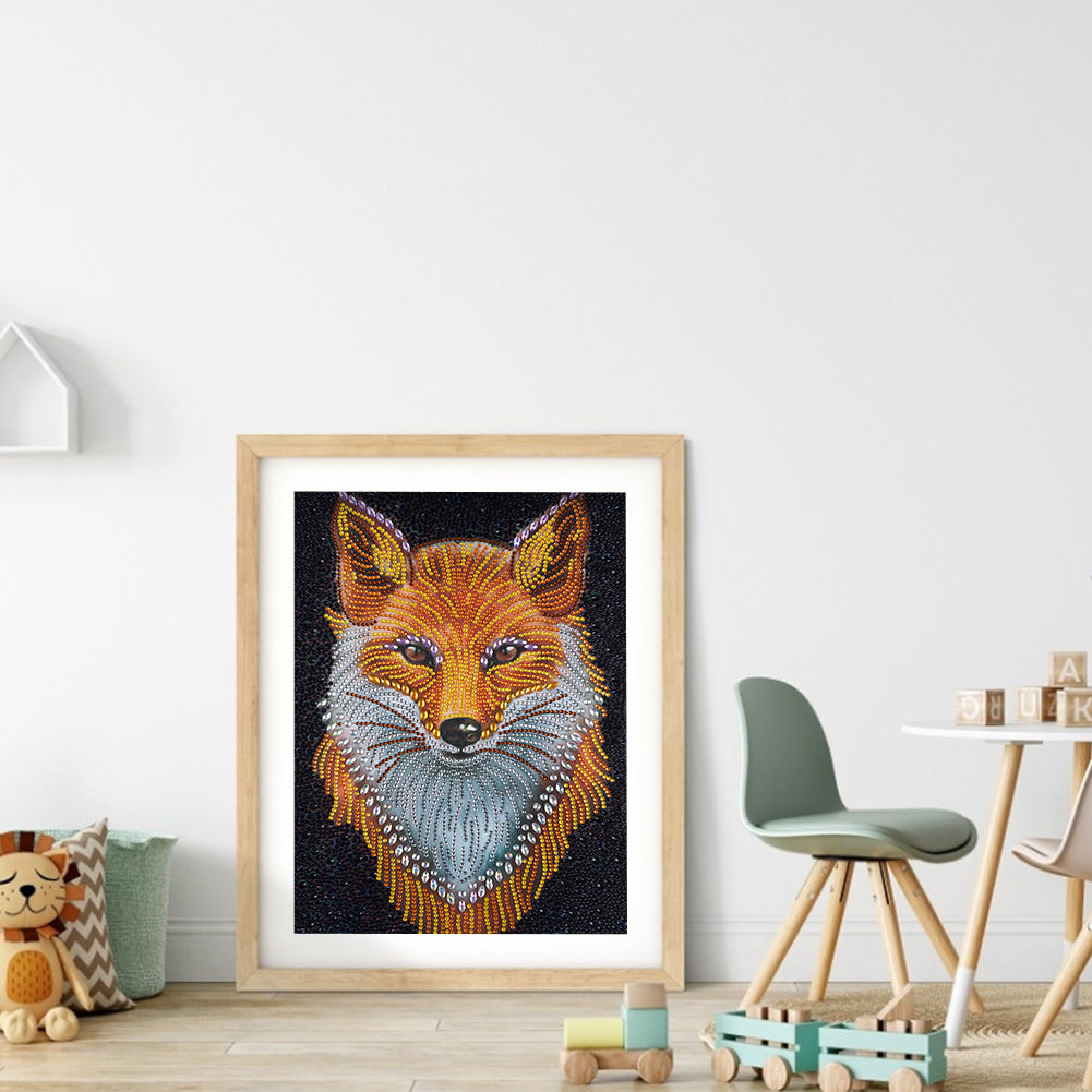 Fox - Special Shaped Drill Diamond Painting 30*40CM