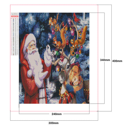 Christmas - Full Square Drill Diamond Painting 30*40CM