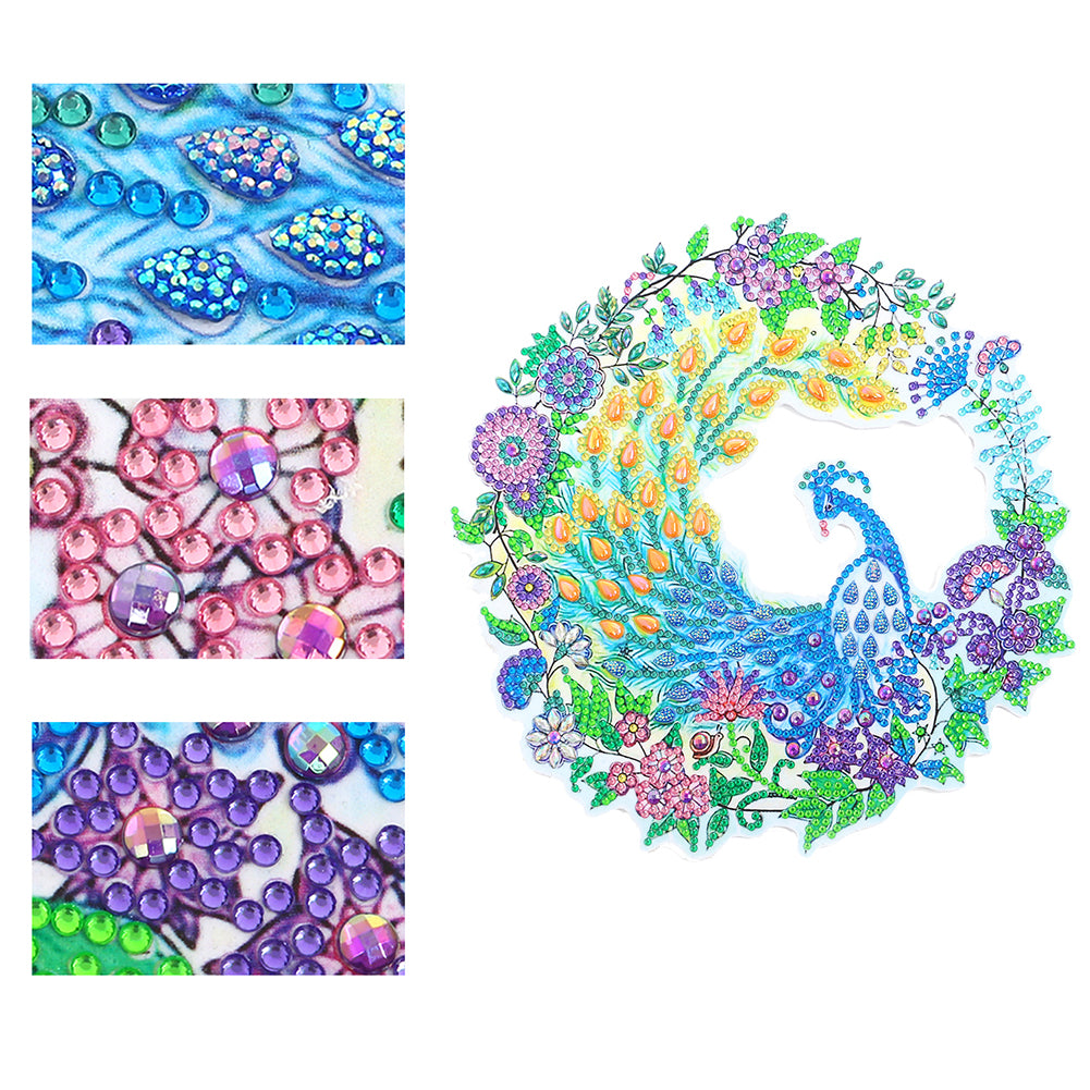 5D DIY Diamond Painting Festival Wreath Kits Art Door Wall Hanging Decor