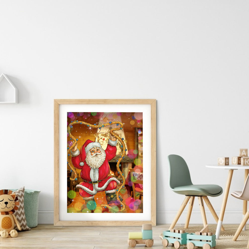 Santa Claus - Full Round Drill Diamond Painting 30*40CM