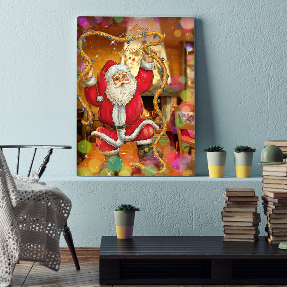 Santa Claus - Full Round Drill Diamond Painting 30*40CM