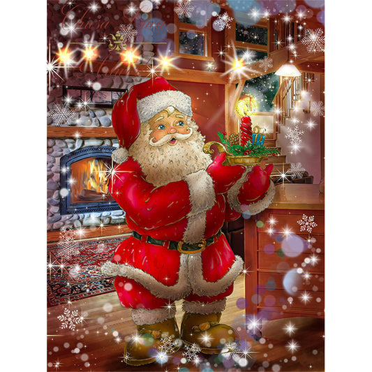 Santa Claus - Full Round Drill Diamond Painting 30*40CM