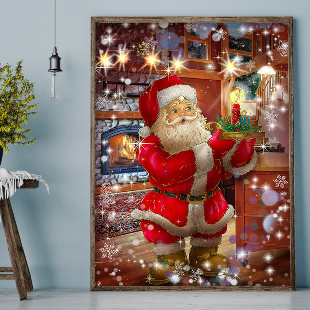 Santa Claus - Full Round Drill Diamond Painting 30*40CM