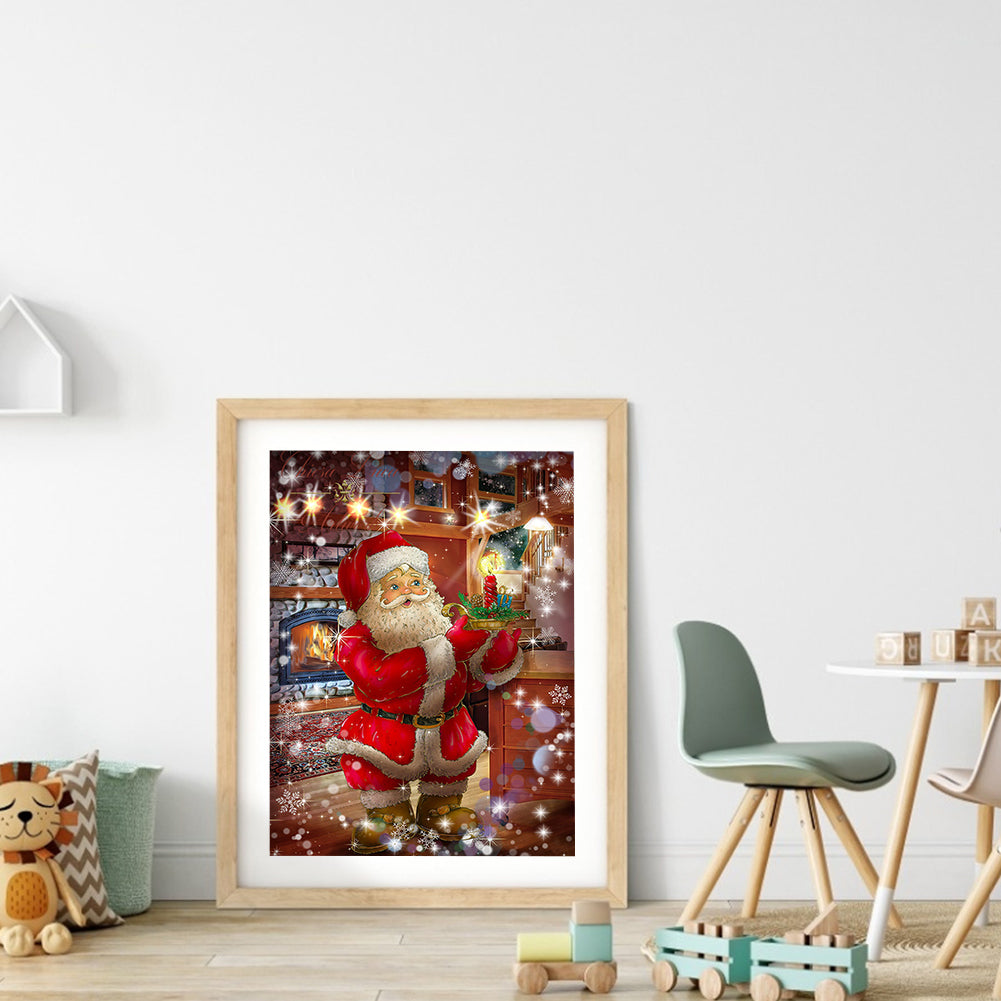 Santa Claus - Full Round Drill Diamond Painting 30*40CM