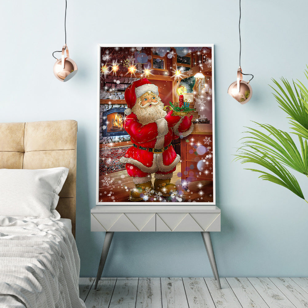 Santa Claus - Full Round Drill Diamond Painting 30*40CM