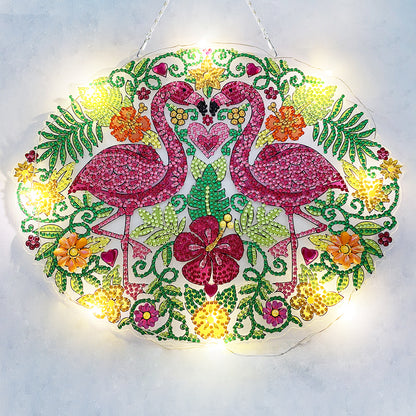 Xmas Diamond Painting Wreath Special Shape Drill Rhinestone Garland Craft