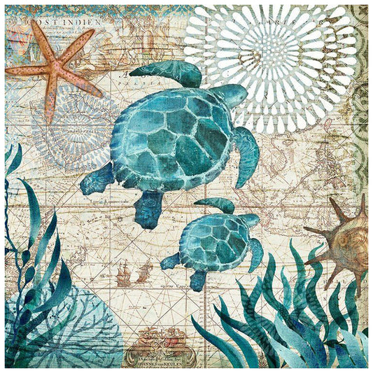 Ocean - Full Round Drill Diamond Painting 30*30CM