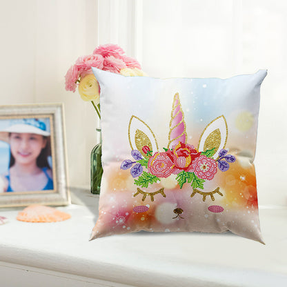 5D Mosaic Diamond Pillow Case Drilling Pillow Cover DIY Resin Painting Kit