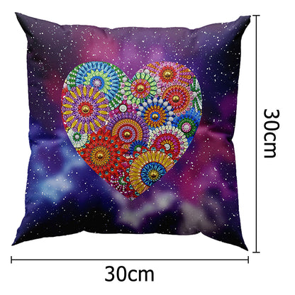 5D Mosaic Diamond Pillow Case Drilling Pillow Cover DIY Resin Painting Kit