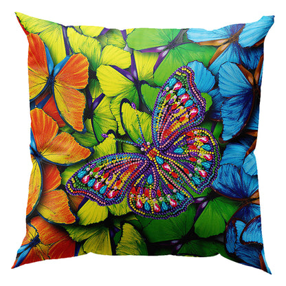 5D Mosaic Diamond Pillow Case Drilling Pillow Cover DIY Resin Painting Kit