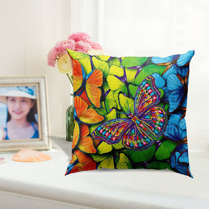 5D Mosaic Diamond Pillow Case Drilling Pillow Cover DIY Resin Painting Kit