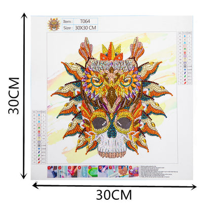 Eagle Skeleton - Special Shaped Drill Diamond Painting 30*30CM