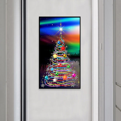 Christmas Tree - Full Round Drill Diamond Painting 40*70CM