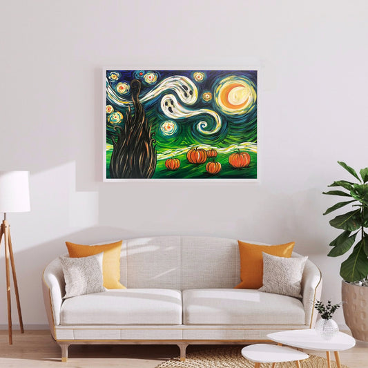 Halloween Night - Full Round Drill Diamond Painting 40*30CM