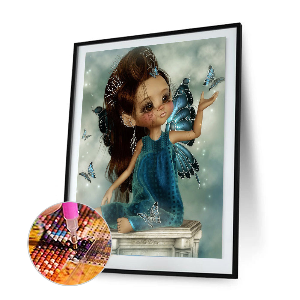 Doll - Full Round Drill Diamond Painting 30*40CM