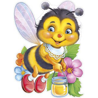 Bee - Full Round Drill Diamond Painting 30*40CM
