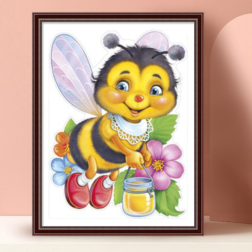 Bee - Full Round Drill Diamond Painting 30*40CM