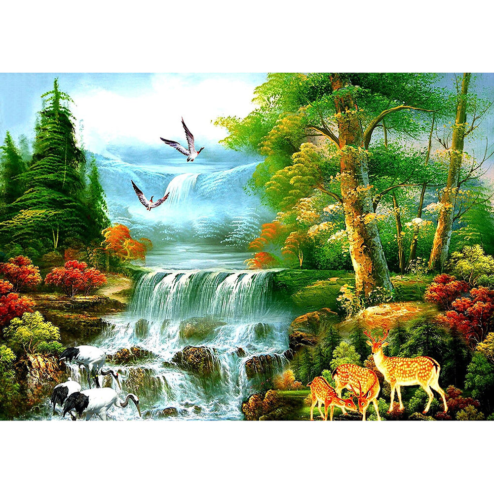 Landscape Scenery - Full Round Drill Diamond Painting 40*30CM