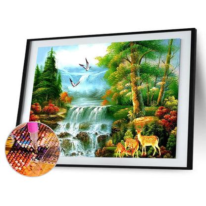 Landscape Scenery - Full Round Drill Diamond Painting 40*30CM