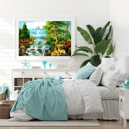 Landscape Scenery - Full Round Drill Diamond Painting 40*30CM