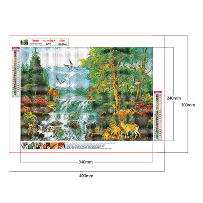Landscape Scenery - Full Round Drill Diamond Painting 40*30CM