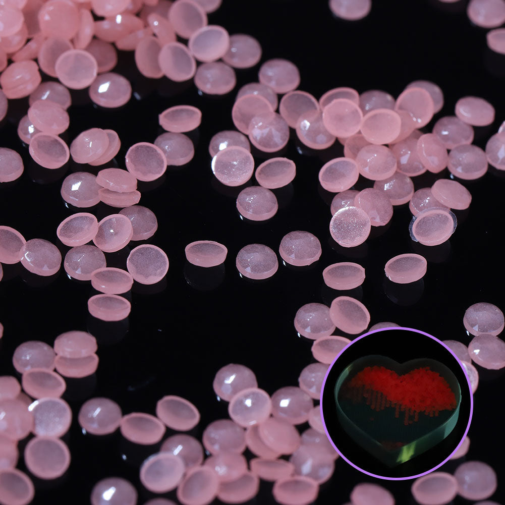 15g/Bag DIY Luminous Round Rhinestones Kit for Diamond Painting Accessories