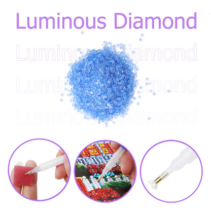 15g/Bag DIY Luminous Round Rhinestones Kit for Diamond Painting Accessories