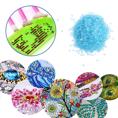15g/Bag DIY Luminous Round Rhinestones Kit for Diamond Painting Accessories