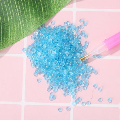 15g/Bag DIY Luminous Round Rhinestones Kit for Diamond Painting Accessories