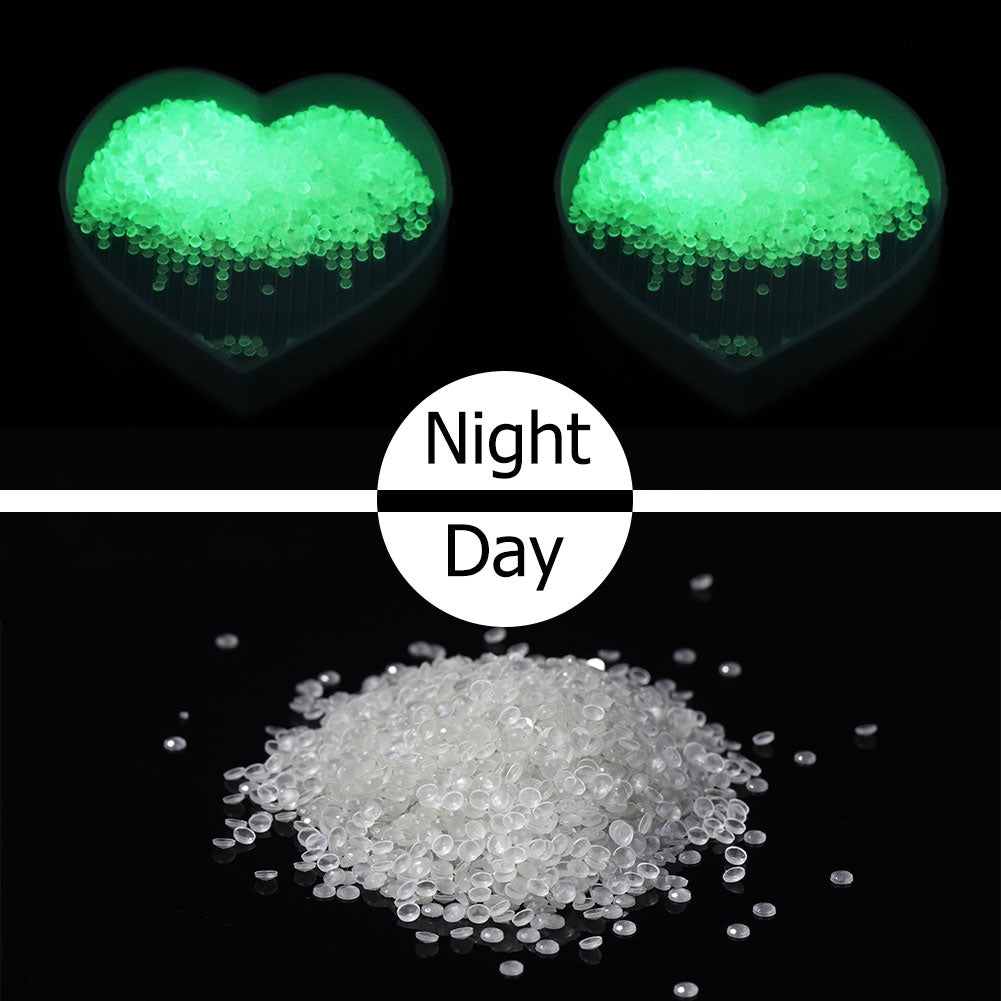 15g/Bag DIY Luminous Round Rhinestones Kit for Diamond Painting Accessories