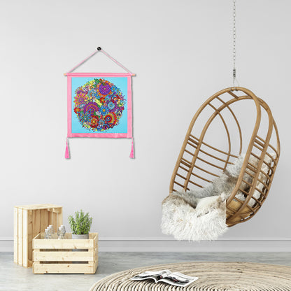 DIY Colorful Hanging Outer Frame for Diamond Painting Wall Art Framework